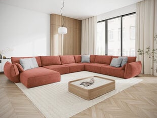 Панорамный правый диван Vanda, 8 мест, красный цвет цена и информация | Угловые диваны | kaup24.ee