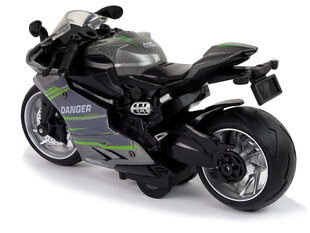 Спортивный мотоцикл, серый Lean toys цена и информация | Игрушки для мальчиков | kaup24.ee