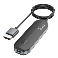 Aдаптер Hoco UA23 Wireless Display Adapter (iOS, HDMI port) черный цена и информация | Адаптеры и USB-hub | kaup24.ee