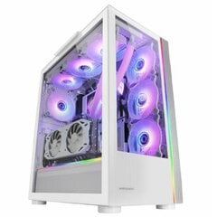 ATX Semi-tower Korpus Mars Gaming MCULTRA XXL Premium Valge RGB hind ja info | Arvutikorpused | kaup24.ee