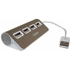 USB-разветвитель CoolBox COO-HU4ALU2 цена и информация | Адаптеры и USB-hub | kaup24.ee