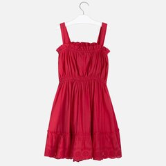 Tüdrukute kleit Mayoral punast värvi цена и информация | Платья для девочек | kaup24.ee