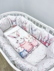 Постельный комплект в детскую кровать ,бортики в кровать Bunny цена и информация | Детское постельное бельё | kaup24.ee