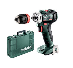 Аккумуляторная дрель шуруповерт Metabo PowerMaxx BS 12 BL Q (без аккумулятора и зарядного устройства) 601039860 цена и информация | Шуруповерты, дрели | kaup24.ee