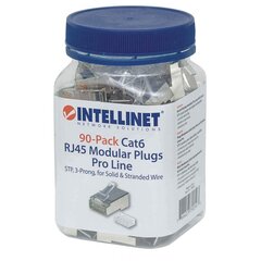 Moodulpistik Intellinet RJ45 Cat6, STP, Pro liin, 90 tk цена и информация | Аксессуары для компонентов | kaup24.ee