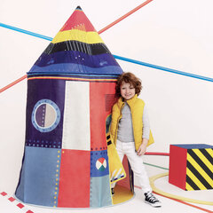 Игровая палатка для детей - Космическая ракета, DJECO DD04494 цена и информация | Детские игровые домики | kaup24.ee