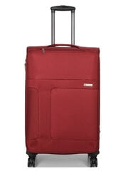 Дорожный чемодан Airtex 618/28, бордовый цена и информация | Чемоданы, дорожные сумки | kaup24.ee