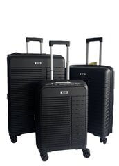 Большой дорожный чемодан Airtex 642/L, черный цена и информация | Чемоданы, дорожные сумки | kaup24.ee