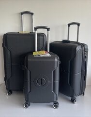 Маленький дорожный чемодан Airtex 635/S, черный цена и информация | Чемоданы, дорожные сумки | kaup24.ee