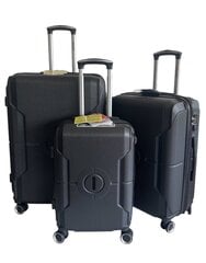 Большой дорожный чемодан Airtex 635/L, черный цена и информация | Чемоданы, дорожные сумки | kaup24.ee