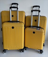Дорожный чемодан Airtex 630/16, желтый цена и информация | Чемоданы, дорожные сумки | kaup24.ee