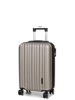 Маленький дорожный чемодан Airtex 623/S, цвета шампанского цена и информация | Чемоданы, дорожные сумки | kaup24.ee