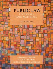 Public Law: Text, Cases, and Materials, 5th edition цена и информация | Книги по экономике | kaup24.ee