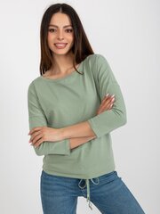 Женская светло-зеленая базовая блуза 2016103394753 цена и информация | Женские блузки, рубашки | kaup24.ee