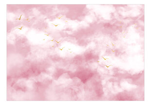 Фотообои с инструментом и клеем - Небо над лесом (розового цвета), 400x280 см цена и информация | Фотообои | kaup24.ee