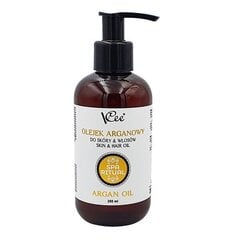 Massaažiõlid VCee Argan 200 ml цена и информация | Массажные масла | kaup24.ee