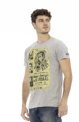Trussardi Action. Мужская футболка. Цвет серый.100% хлопок цена и информация | Мужские футболки | kaup24.ee