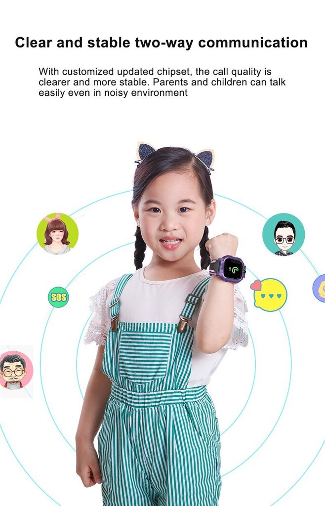 Laste nutikell Happyjoe Quaro Red hind ja info | Nutikellad (smartwatch) | kaup24.ee
