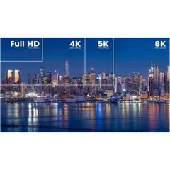 Manhattan, ​​​​HDMI 2.1 Ethernetiga 8K*60Hz, 1m, 48Gbps, varjestatud цена и информация | Кабели и провода | kaup24.ee