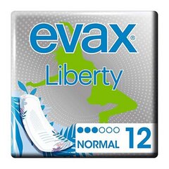 Hügieenisidemed Liberty Evax (12 tk) hind ja info | Tampoonid, hügieenisidemed, menstruaalanumad | kaup24.ee