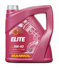 Mootoriõli Mannol 7903 Elite 5W-40, 4 l hind ja info | Mootoriõlid | kaup24.ee