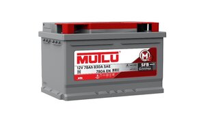 Aккумулятор Mutlu 78Ah, 780A, 12V, 278x175x190мм цена и информация | Аккумуляторы | kaup24.ee