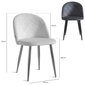 2 tooli komplekt Viking, Glamour, tumedashall värv. цена и информация | Söögitoolid, baaritoolid | kaup24.ee