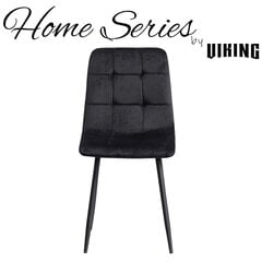 2 tooli komplekt Viking, Kate, must hind ja info | Söögilaua toolid, köögitoolid | kaup24.ee