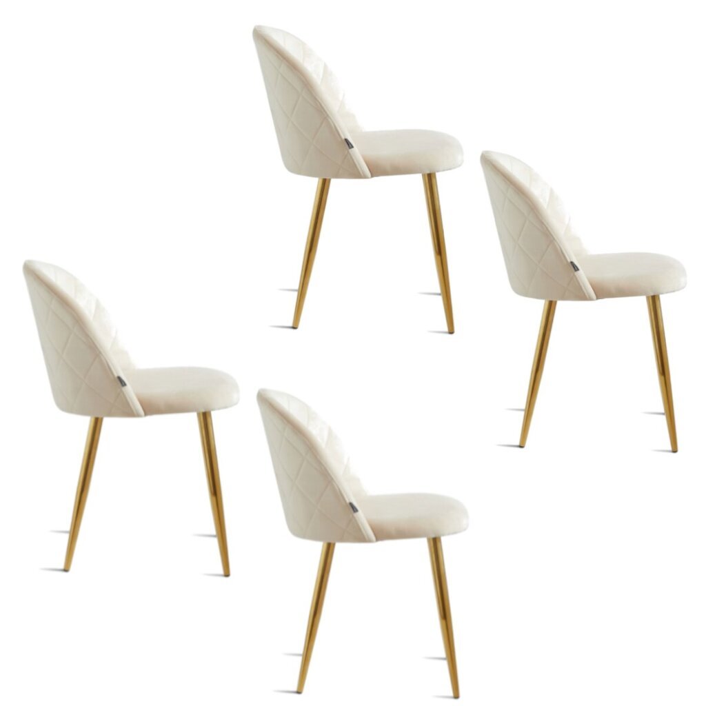 4 tooli komplekt Viking, Glamour, beež hind ja info | Söögitoolid, baaritoolid | kaup24.ee