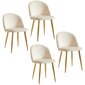 4 tooli komplekt Viking, Glamour, beež hind ja info | Söögilaua toolid, köögitoolid | kaup24.ee