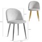 4 tooli komplekt Viking, Glamour, hall цена и информация | Söögitoolid, baaritoolid | kaup24.ee