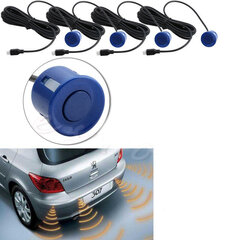 Auto parkimissüsteemid 4 sensorit värvitud siniseks andurid hind ja info | Parkimisabi süsteemid | kaup24.ee