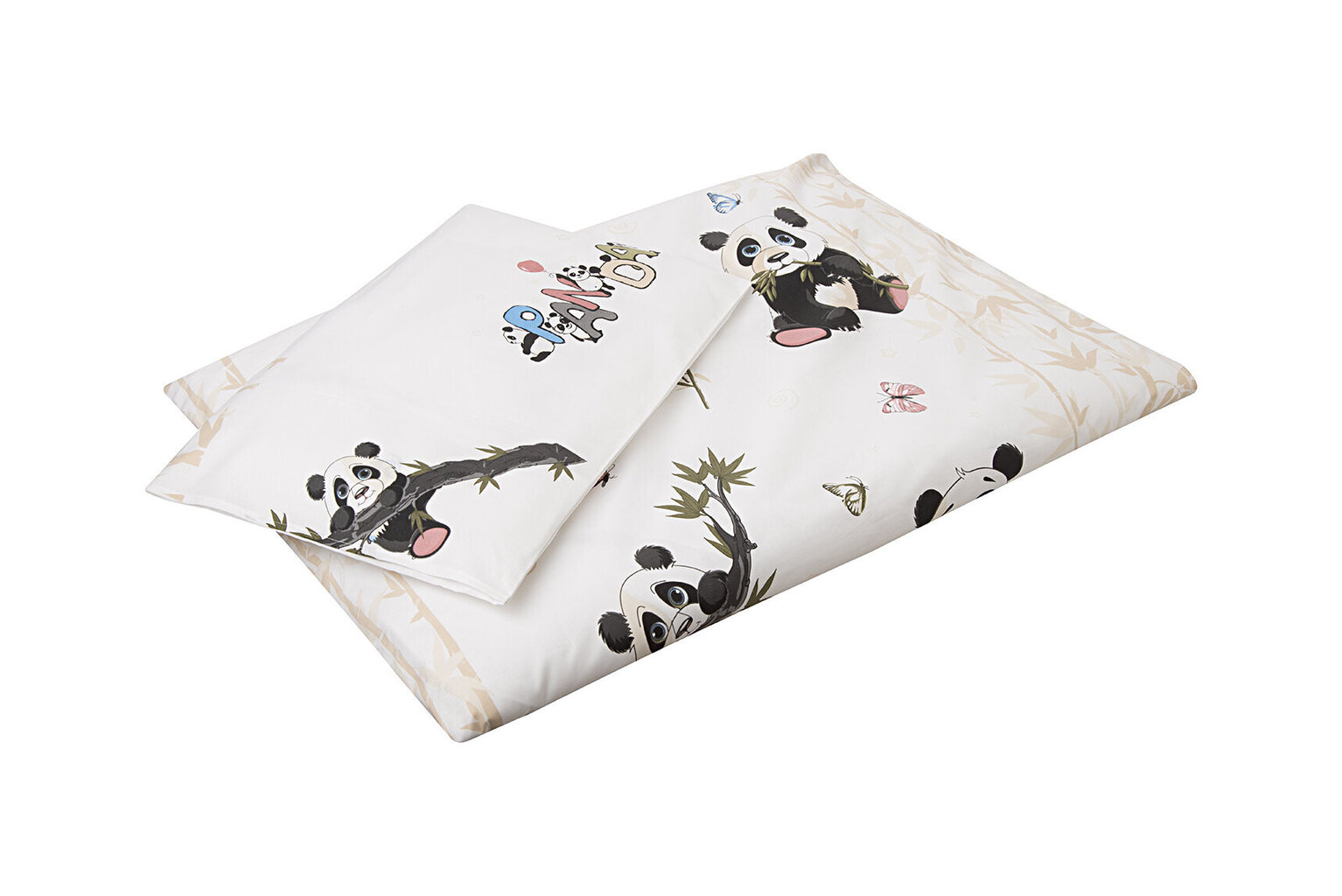 Voodipesukomplekt Tekstiilikompanii Panda, 102x120 cm, 2-osaline hind ja info | Voodipesukomplektid | kaup24.ee