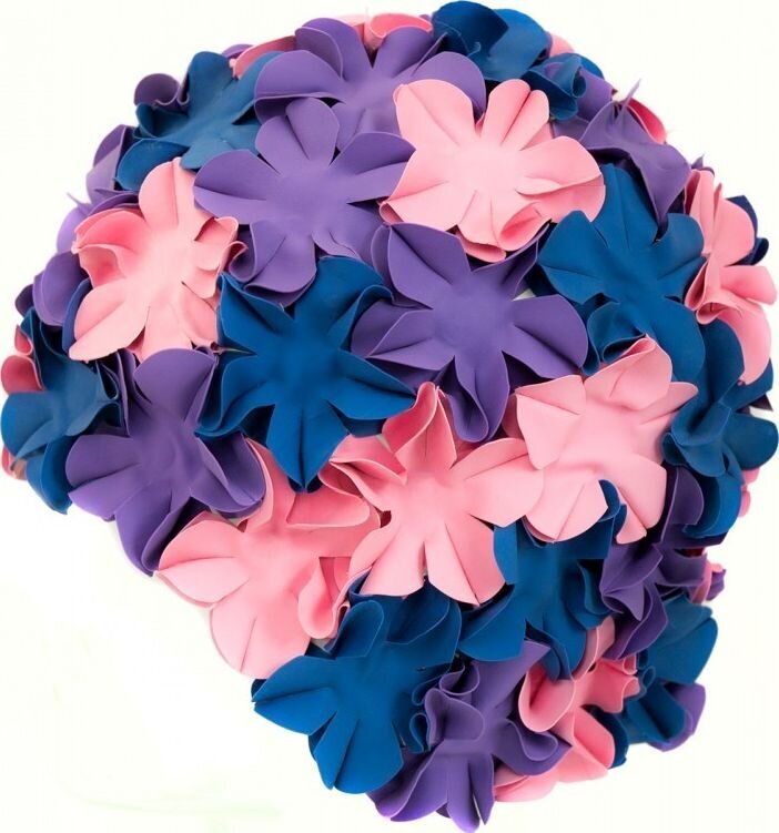 Ujumismüts Aqua-Speed lateks Bloom, sinine/roosa/lilla hind ja info | Ujumismütsid | kaup24.ee