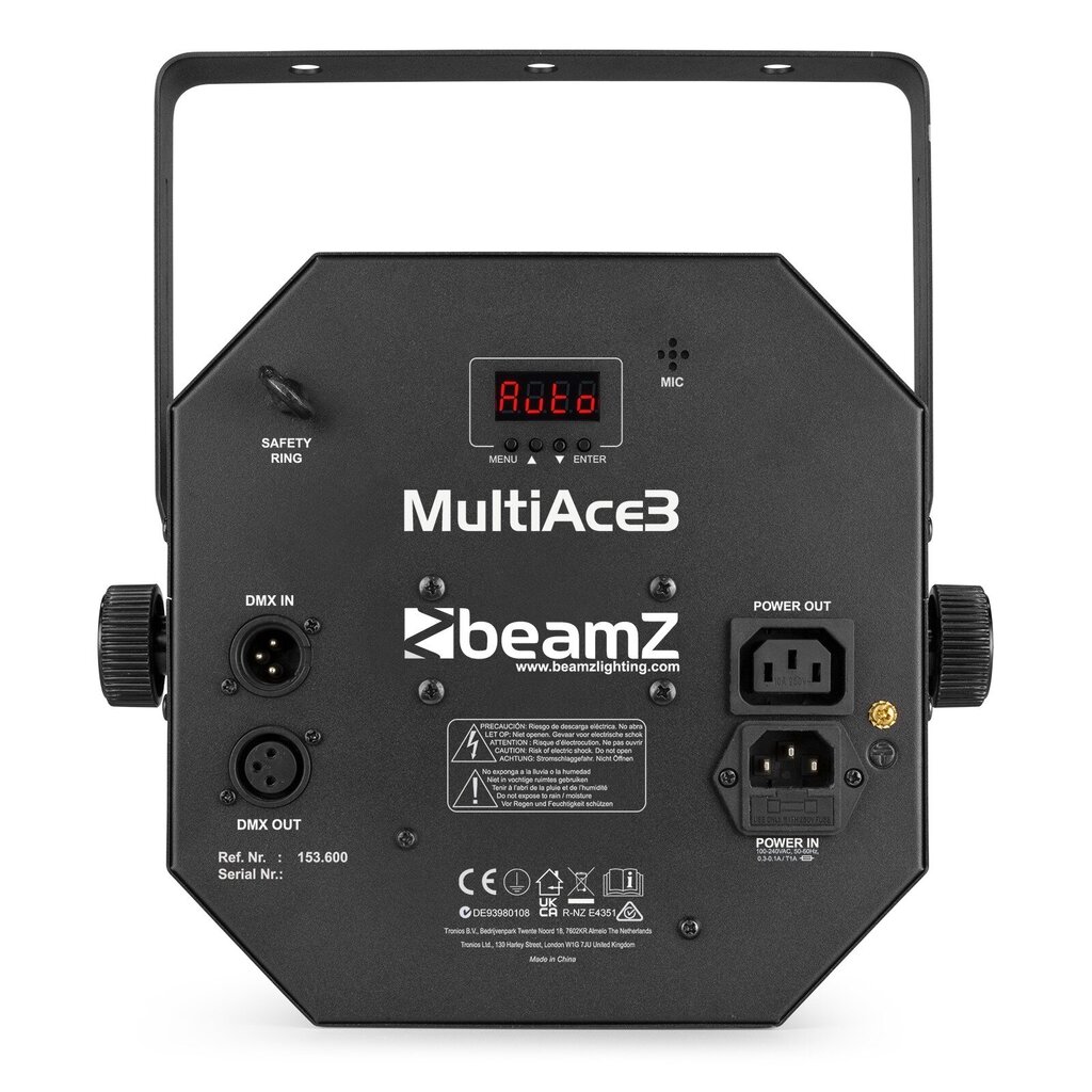 beamZ MultiAce3 LED-efekt 3-in-1 hind ja info | Peokaunistused | kaup24.ee