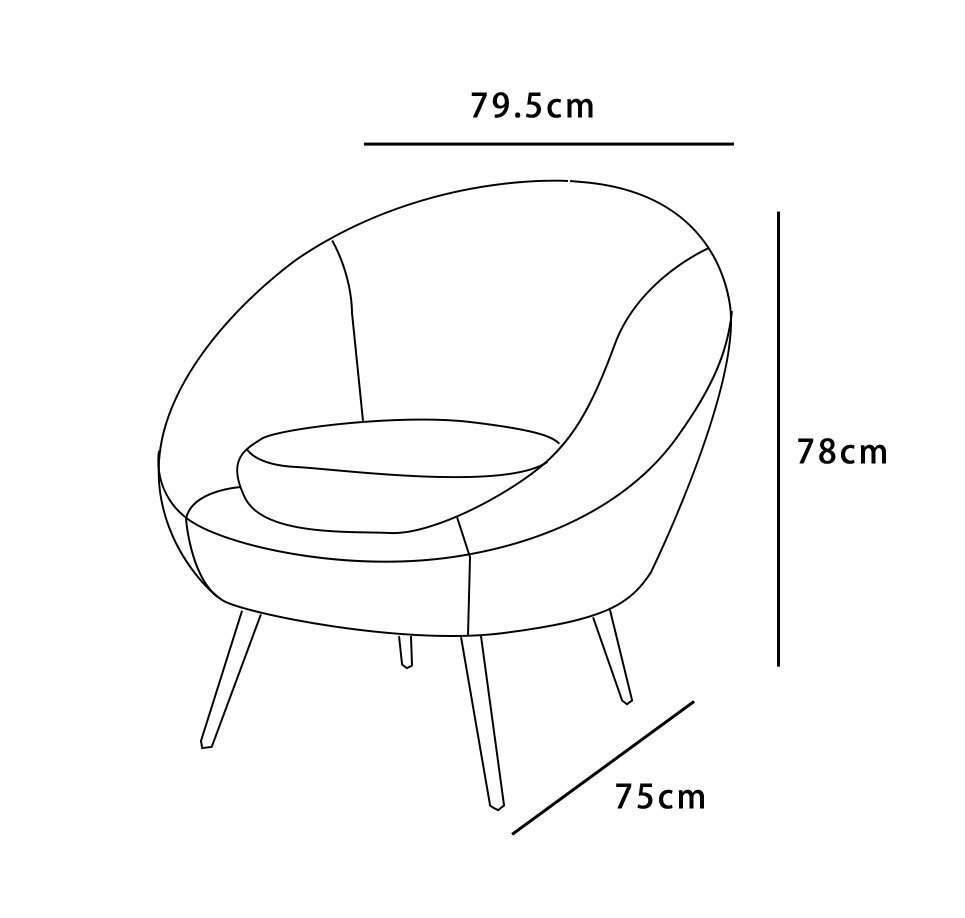 Tugitool JD Elegance Cara hind ja info | Tugitoolid ja tugitoolvoodid | kaup24.ee