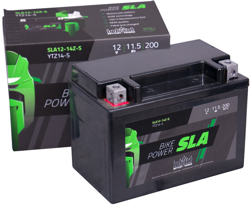 Mootorrataste aku intAct Battery-Power SLA YTZ14-S 11,5Ah c20 200A цена и информация | Mootorrataste akud | kaup24.ee