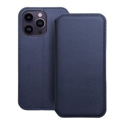 Telefoni kaaned Dual pocket book for Iphone 14 Pro Max tumesinine värv цена и информация | Чехлы для телефонов | kaup24.ee