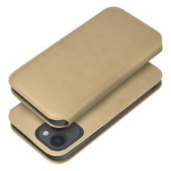 Telefoni kaaned Dual pocket book for Iphone 14 Plus kullavärvi цена и информация | Чехлы для телефонов | kaup24.ee