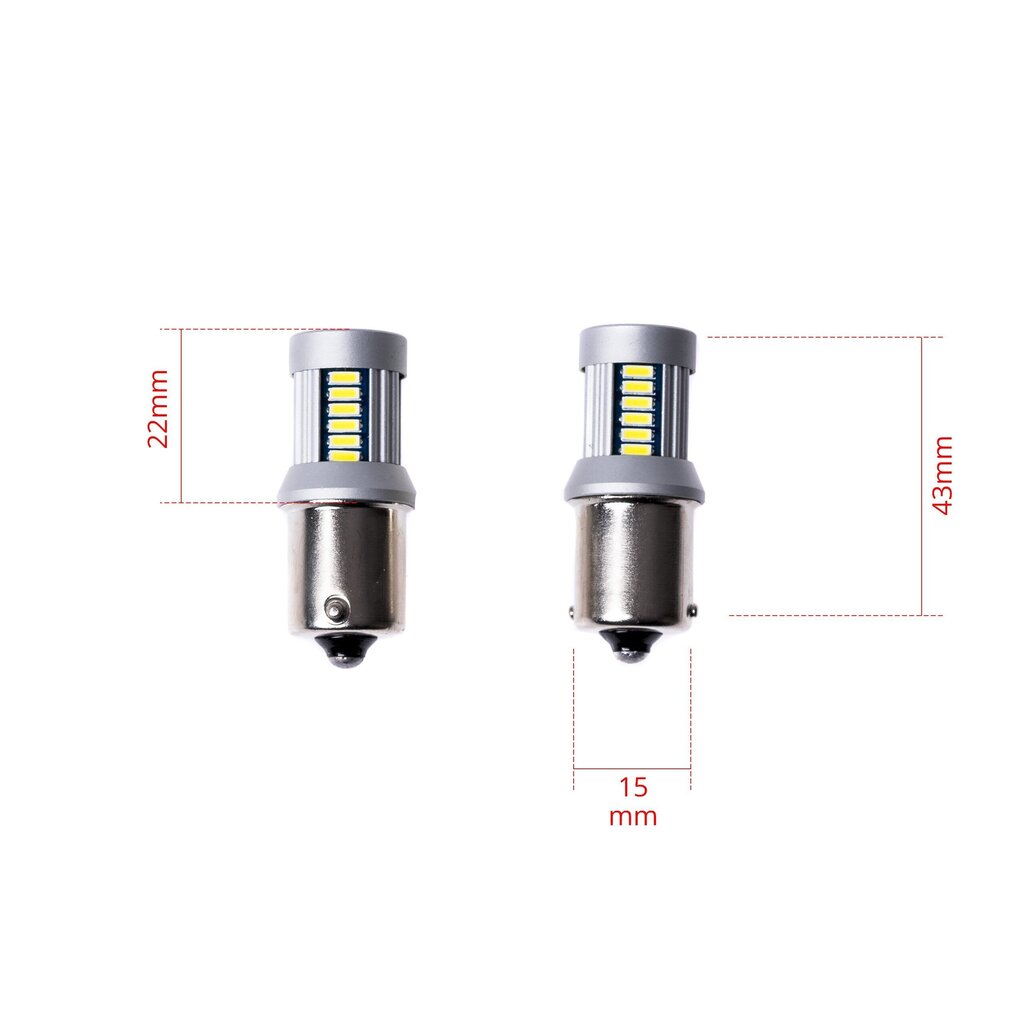 Auto LED Pirnid EinParts P21W 6000K CanBus 12/24V - 2 tk цена и информация | Autopirnid | kaup24.ee