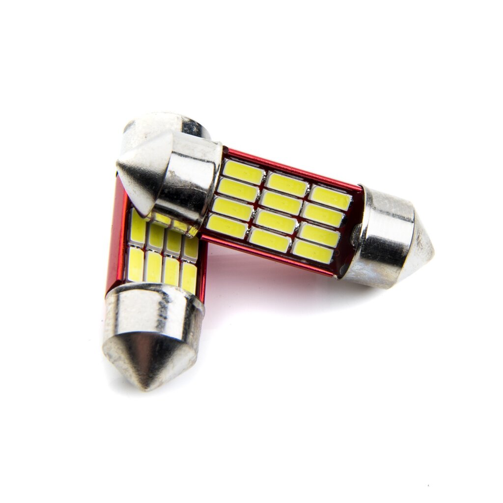 Auto LED Pirnid EinParts C10W Festoon 31mm 6000K CanBus 12V - 2 tk hind ja info | Autopirnid | kaup24.ee