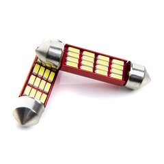 Auto LED Pirnid EinParts C10W Festoon 39mm 6000K CanBus 12V - 2 tk цена и информация | Автомобильные лампочки | kaup24.ee