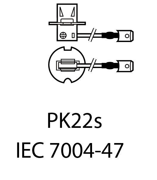 Auto LED Pirnid EinParts H3 6000K 12V - 2 tk hind ja info | Autopirnid | kaup24.ee