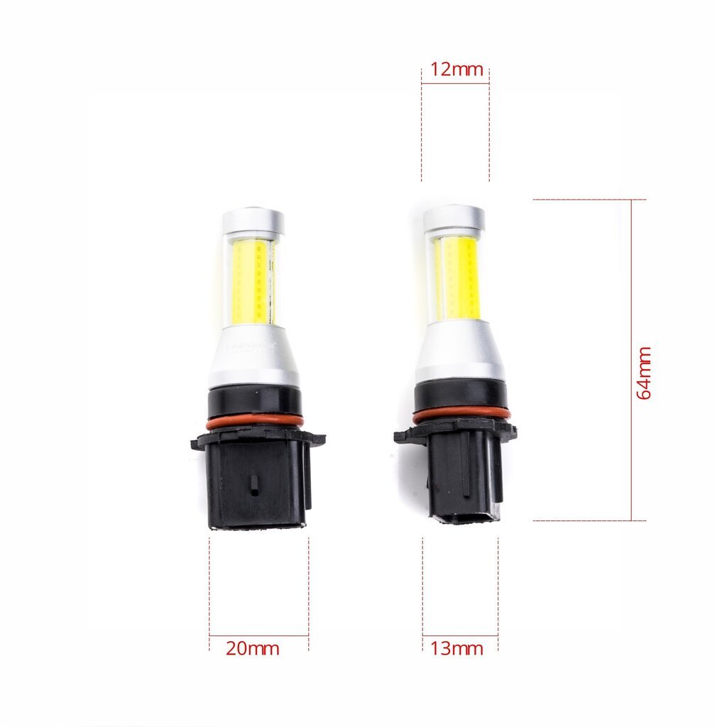 Auto LED Pirnid EinParts PSX26W 6000K 12/24V - 2 tk hind ja info | Autopirnid | kaup24.ee