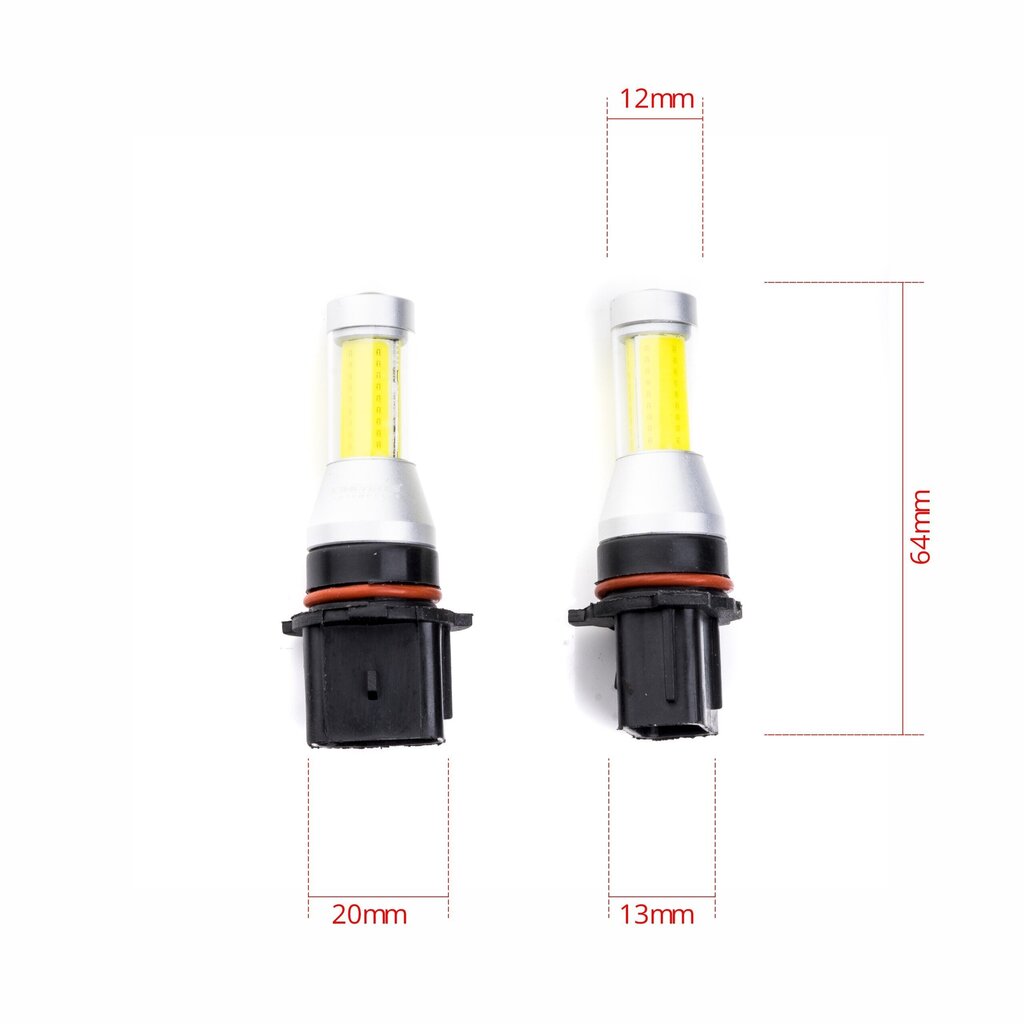 Auto LED Pirnid EinParts P13W 6000K 12/24V - 2 tk hind ja info | Autopirnid | kaup24.ee