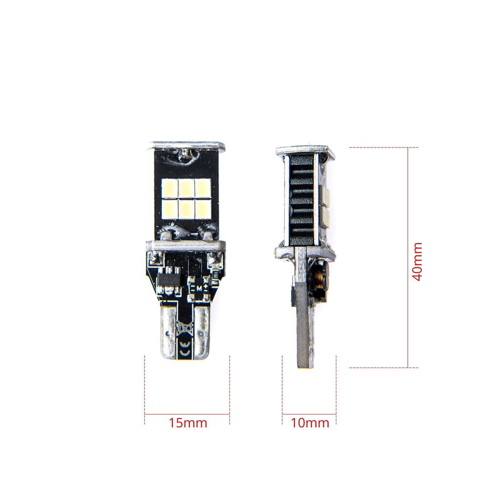 Auto LED Pirnid EinParts W16W 6000K CanBus 12V - 2 tk цена и информация | Autopirnid | kaup24.ee