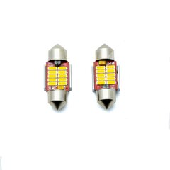 Лампа автомобильная светодиодная EinParts C5W Festoon 31mm 5000K CanBus 12/24V - 2 шт. цена и информация | Автомобильные лампочки | kaup24.ee
