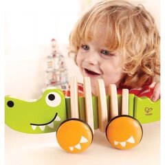 Laste puidust krokodill Hape - E0348 hind ja info | Imikute mänguasjad | kaup24.ee