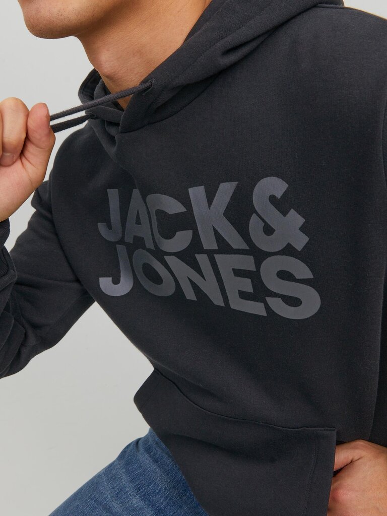 Jack & Jones meeste dressipluus, must hind ja info | Meeste särgid ja triiksärgid | kaup24.ee