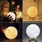 Lamp Moon, 3D 25cm цена и информация | Laualambid | kaup24.ee